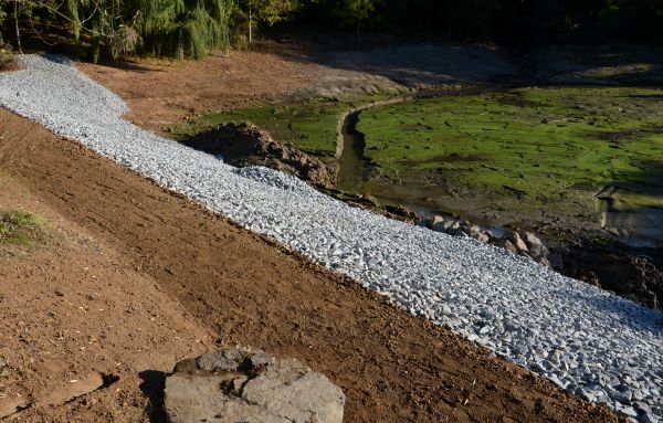 Landscape Swales Installation in Fort Smith